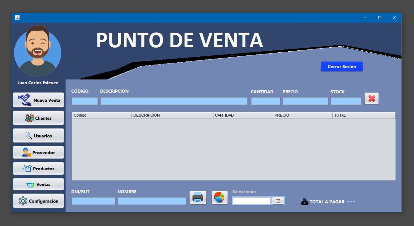 Sales management system made in Java